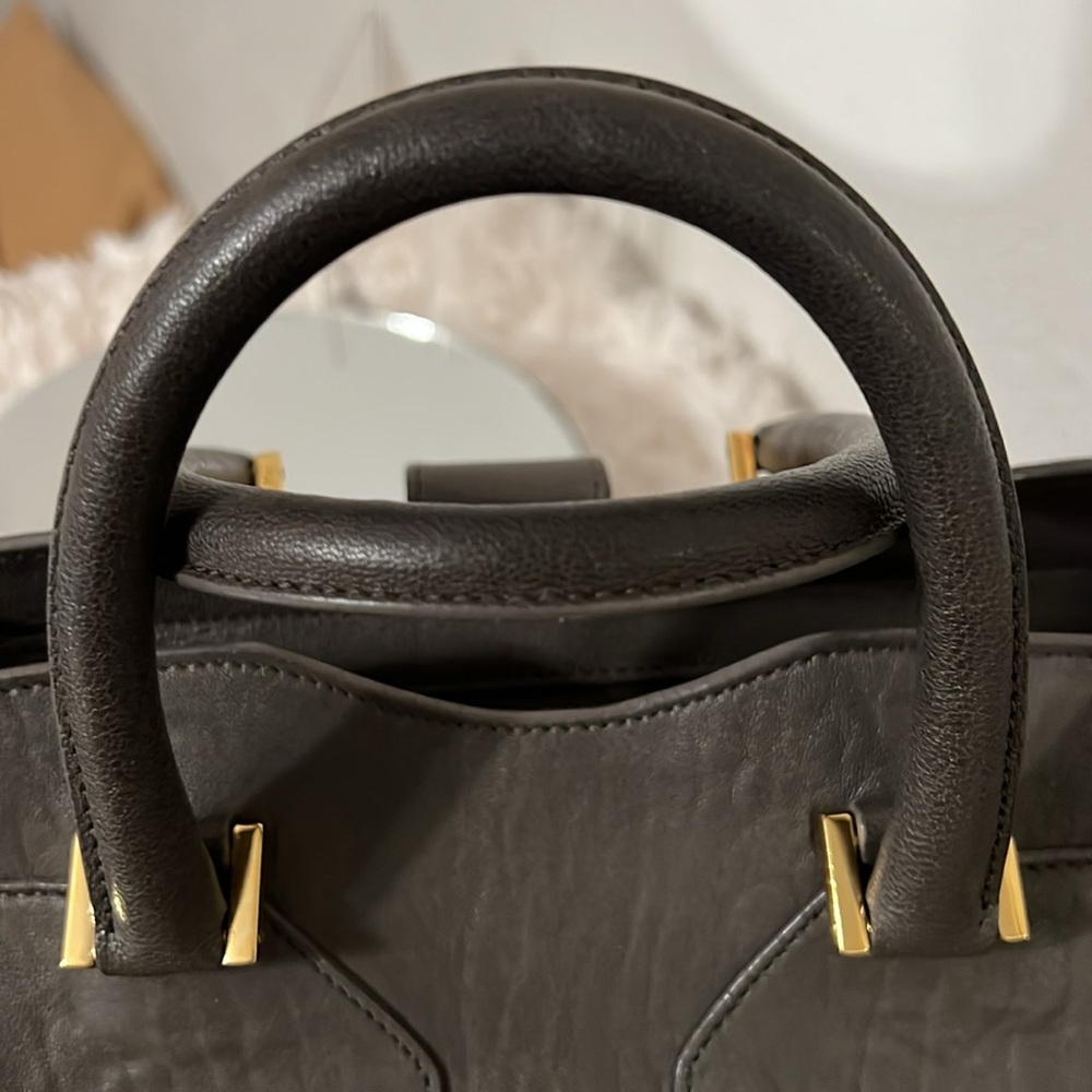 YSL Cabas Bold Y Grey Bag - Picture 12 of 17